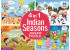 Ratna's 4 in 1 Indian Seasons Jigsaw Puzzle for Kids. 4 Jigsaw Puzzles 35 Pieces Each